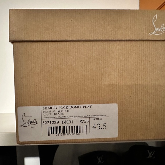 Christian Louboutin Sharky Sock Uomo Flat - Picture 10 of 10